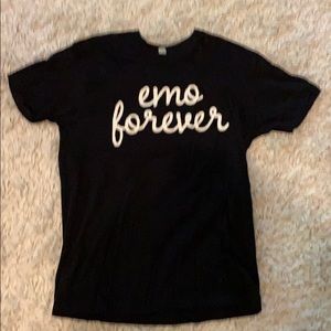 “Emo Forever” black tee - unisex M